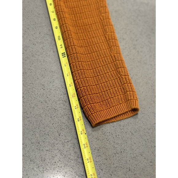 Womens Orange Knitted Guess Long Sleeve Sweater Size L - Picture 5 of 7